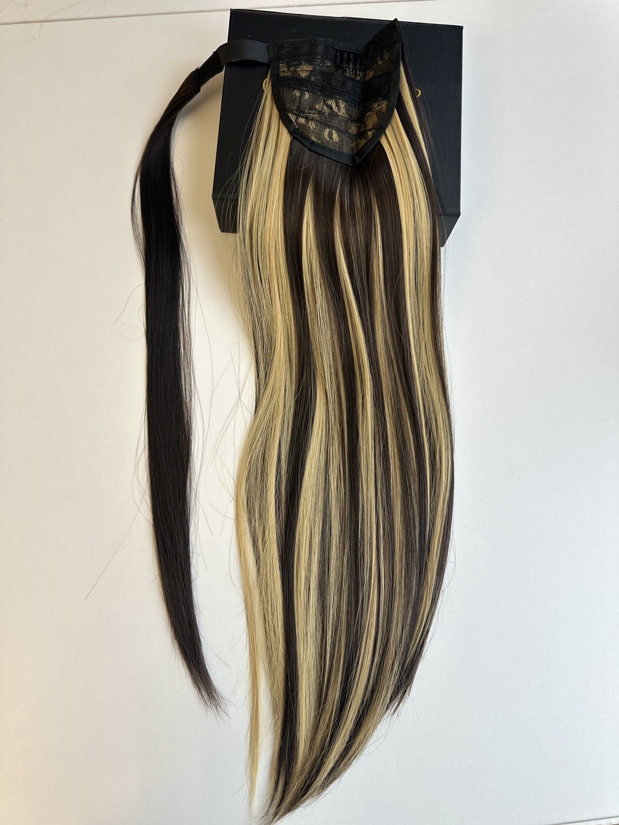 Coada de Par cu scai Ondulata Balayage #4/#24 - Extensii de par București